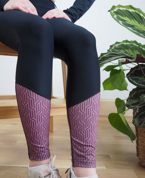 One Legging at a Time - Mauve